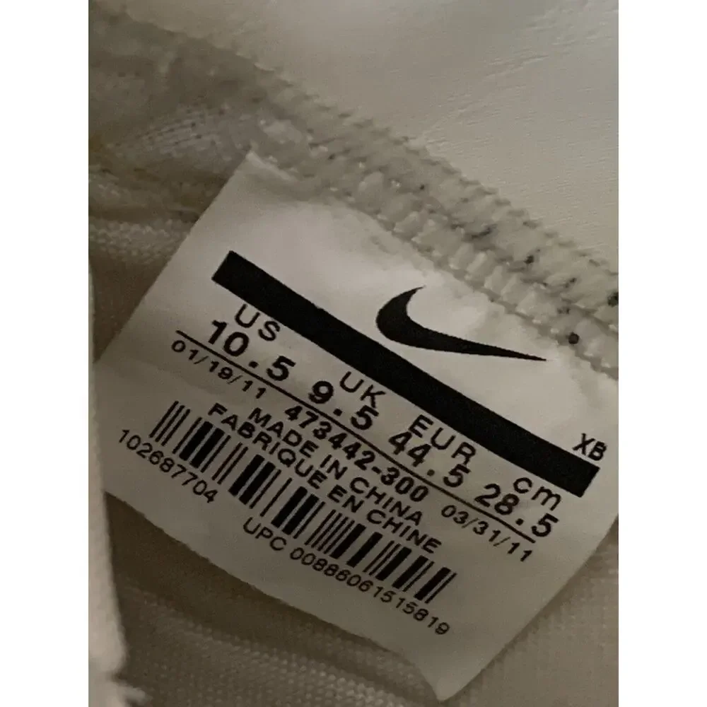 Nike Blazer Mid AB Green Suede Mid 473442-300 Vintage 2011 Size 10.5 Shoes - Picture 7 of 9